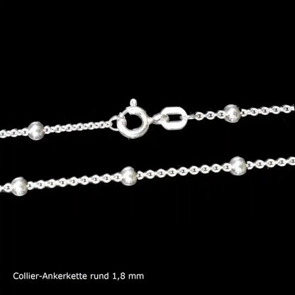 Ankerkette Halskette Breite 1,8 mm - 925 Sterlingsilber Auswahl - Firma Holzenplotz - Silberketten-Goldketten.de 