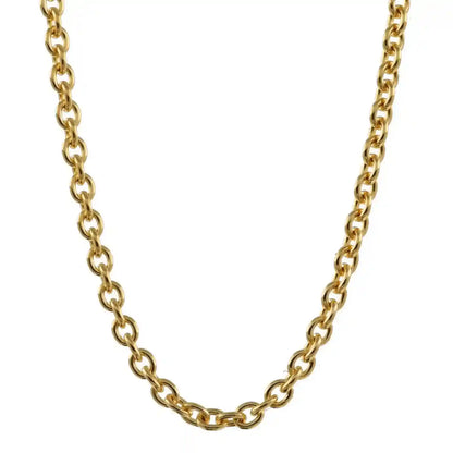 Ankerkette rund Halskette  585 - 14 Karat Gold Auswahl
