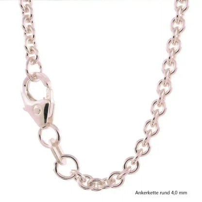Ankerkette rund Halskette  925 Sterlingsilber Auswahl