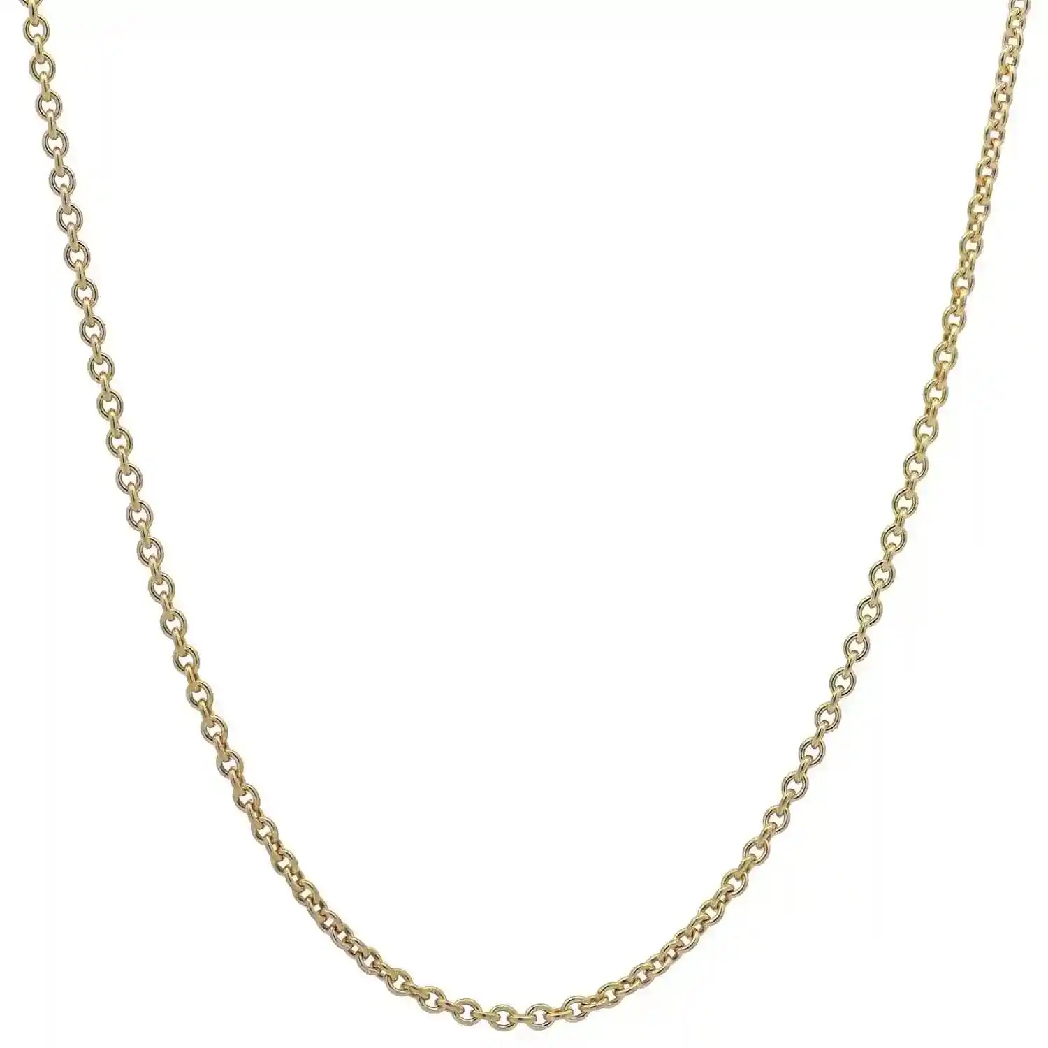 Ankerkette rund Halskette Breite 0,8 mm - 333 - 8 Karat Gold Auswahl - Firma Holzenplotz - Silberketten-Goldketten.de 