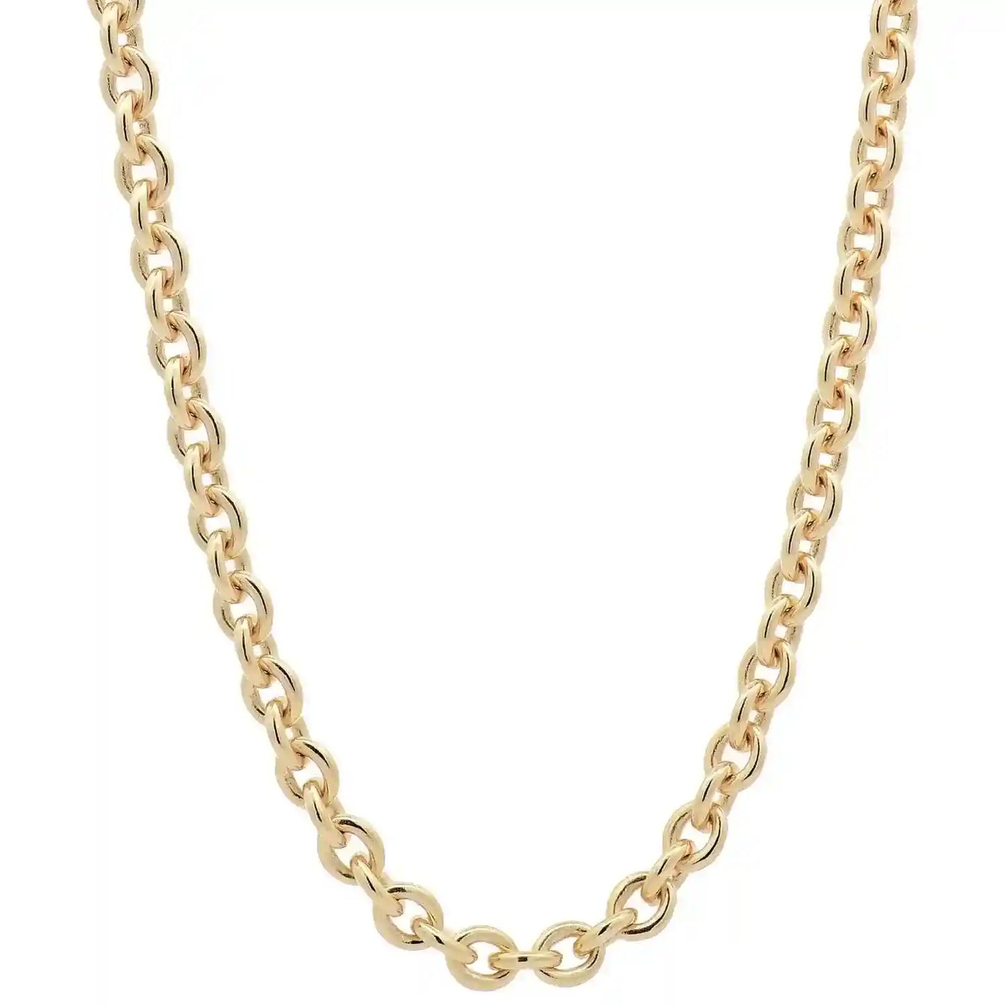 Ankerkette rund Halskette Breite 2,8 mm - 585 - 14 Karat Gold Auswahl - Firma Holzenplotz - Silberketten-Goldketten.de 