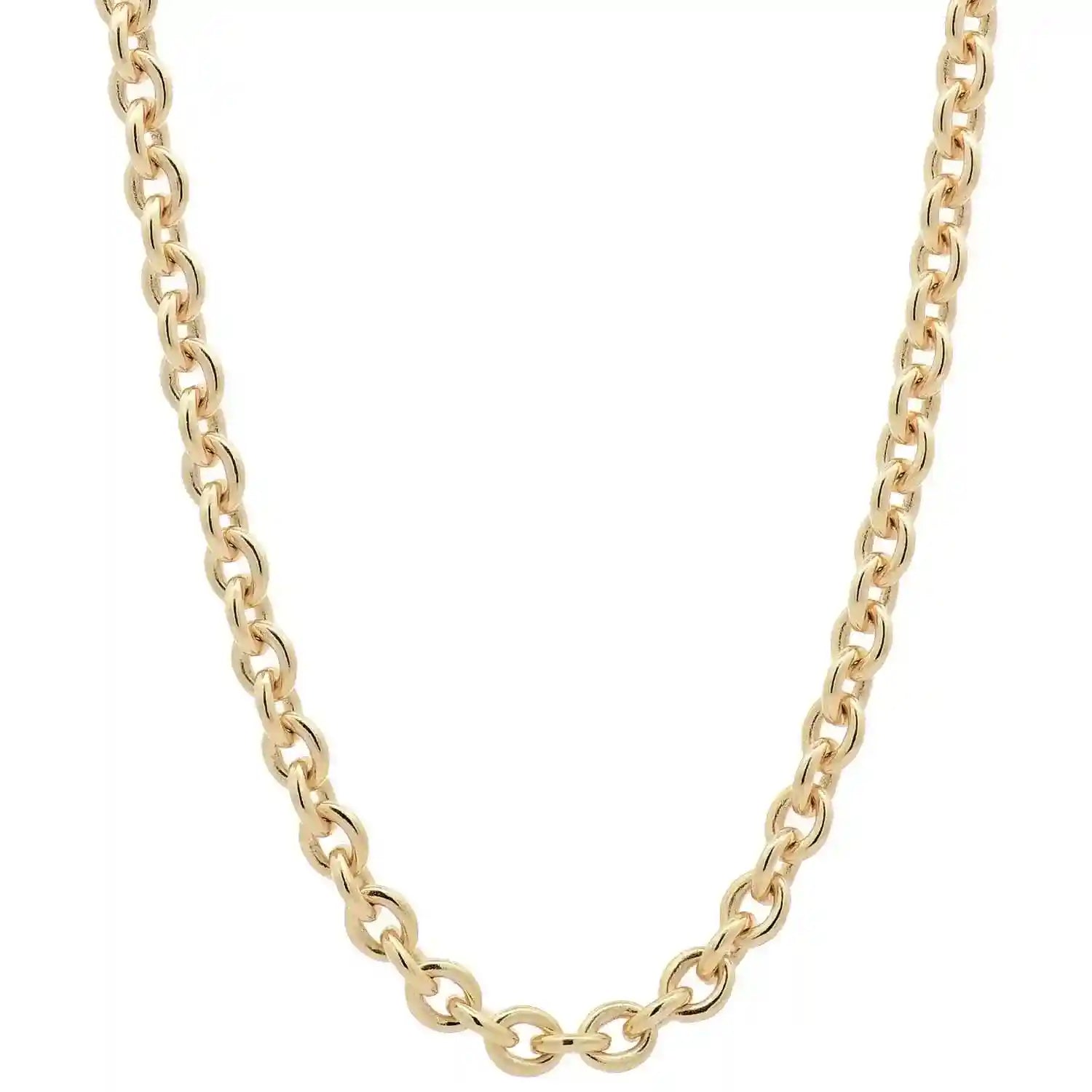 Ankerkette rund Halskette Breite 2,8 mm - 585 - 14 Karat Gold Auswahl - Firma Holzenplotz - Silberketten-Goldketten.de 