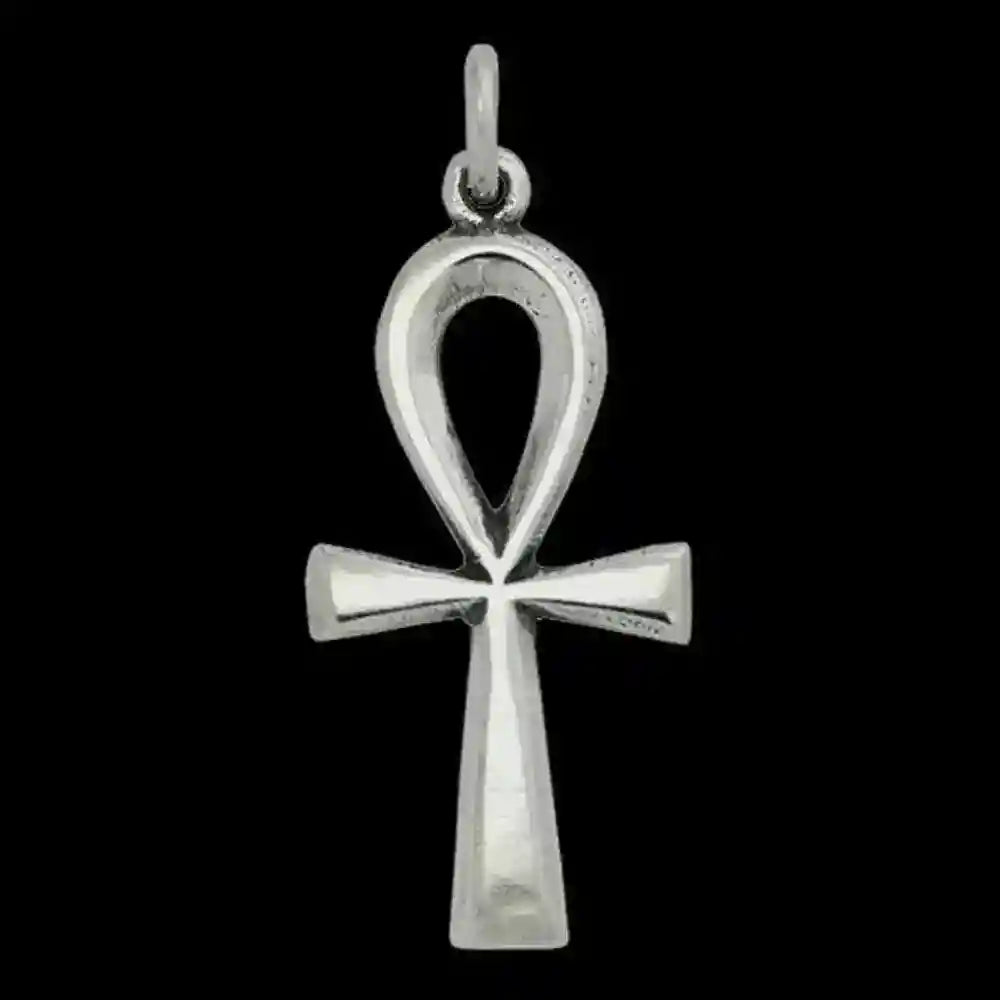 Ankh Ägyptisches Kreuz Schmuck Anhänger Silber Ägyptisch Ankh 37x14mm - Firma Holzenplotz - Silberketten-Goldketten.de 