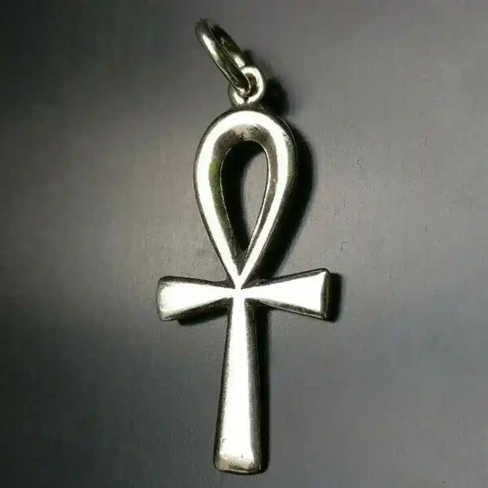 Ankh Ägyptisches Kreuz Schmuck Anhänger Silber Ägyptisch Ankh 37x14mm - Firma Holzenplotz - Silberketten-Goldketten.de 