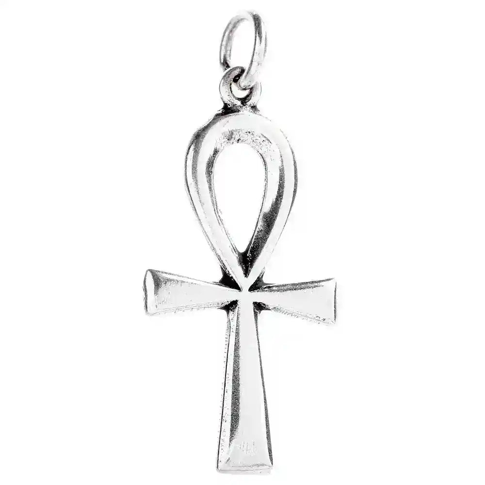 Ankh Ägyptisches Kreuz Schmuck Anhänger Silber Ägyptisch Ankh 37x14mm - Firma Holzenplotz - Silberketten-Goldketten.de 