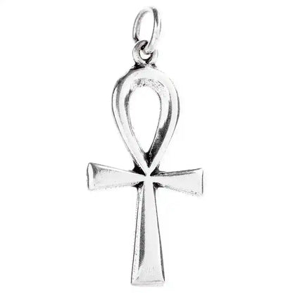 Ankh Ägyptisches Kreuz Schmuck Anhänger Silber Ägyptisch Ankh 37x14mm - Firma Holzenplotz - Silberketten-Goldketten.de 