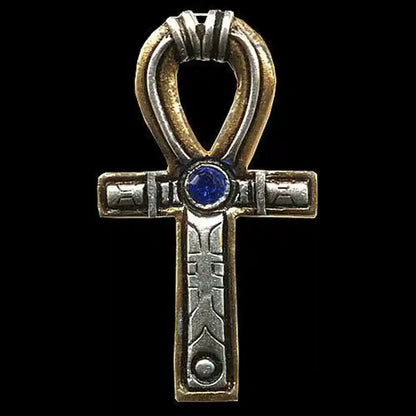 Ankh Anhänger Schmuck - Ägyptisch , Ankh  + Kette - 41x23mm