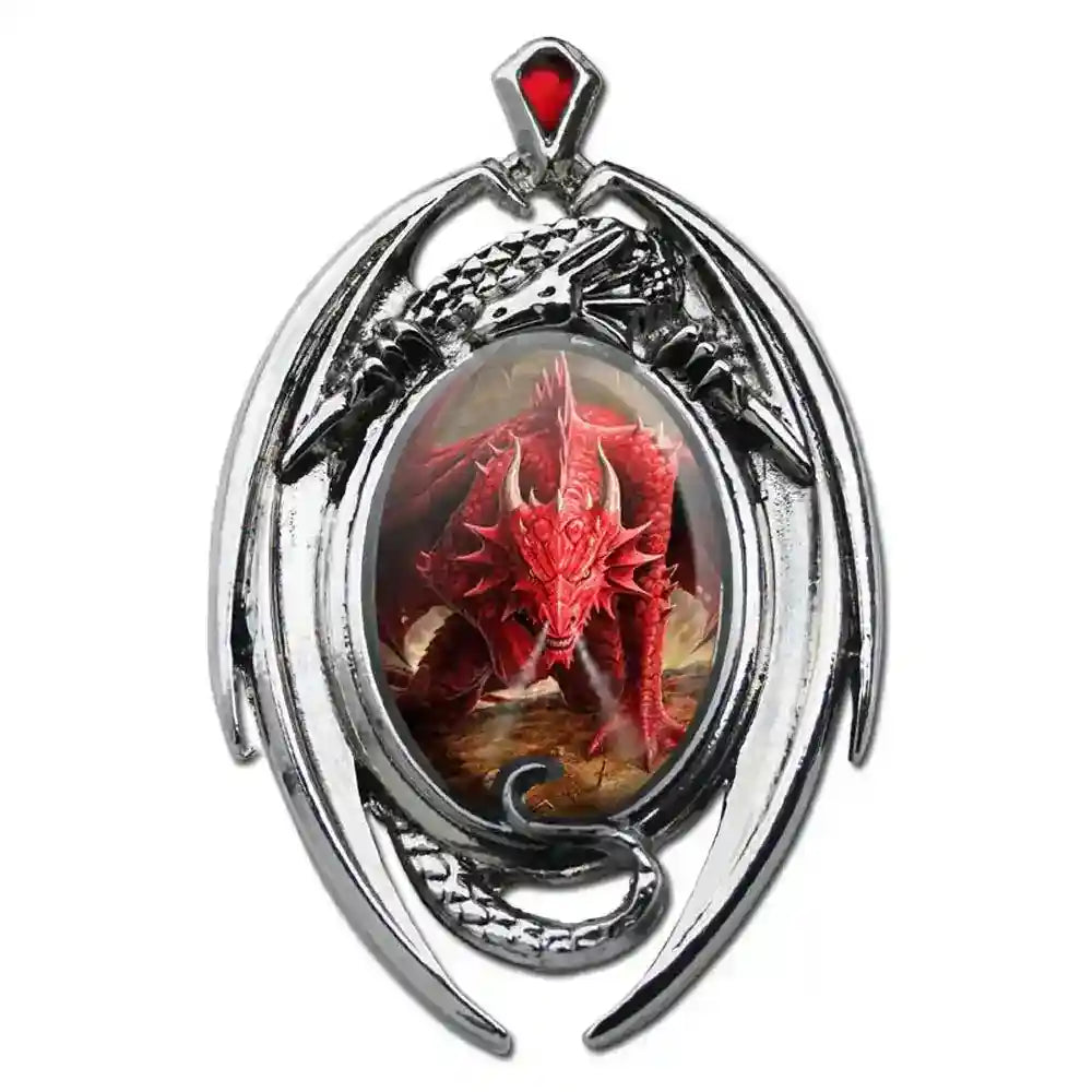 Anne Stokes Anhänger Höhle des Drachen Schmuck Fantasy Drache Dragon