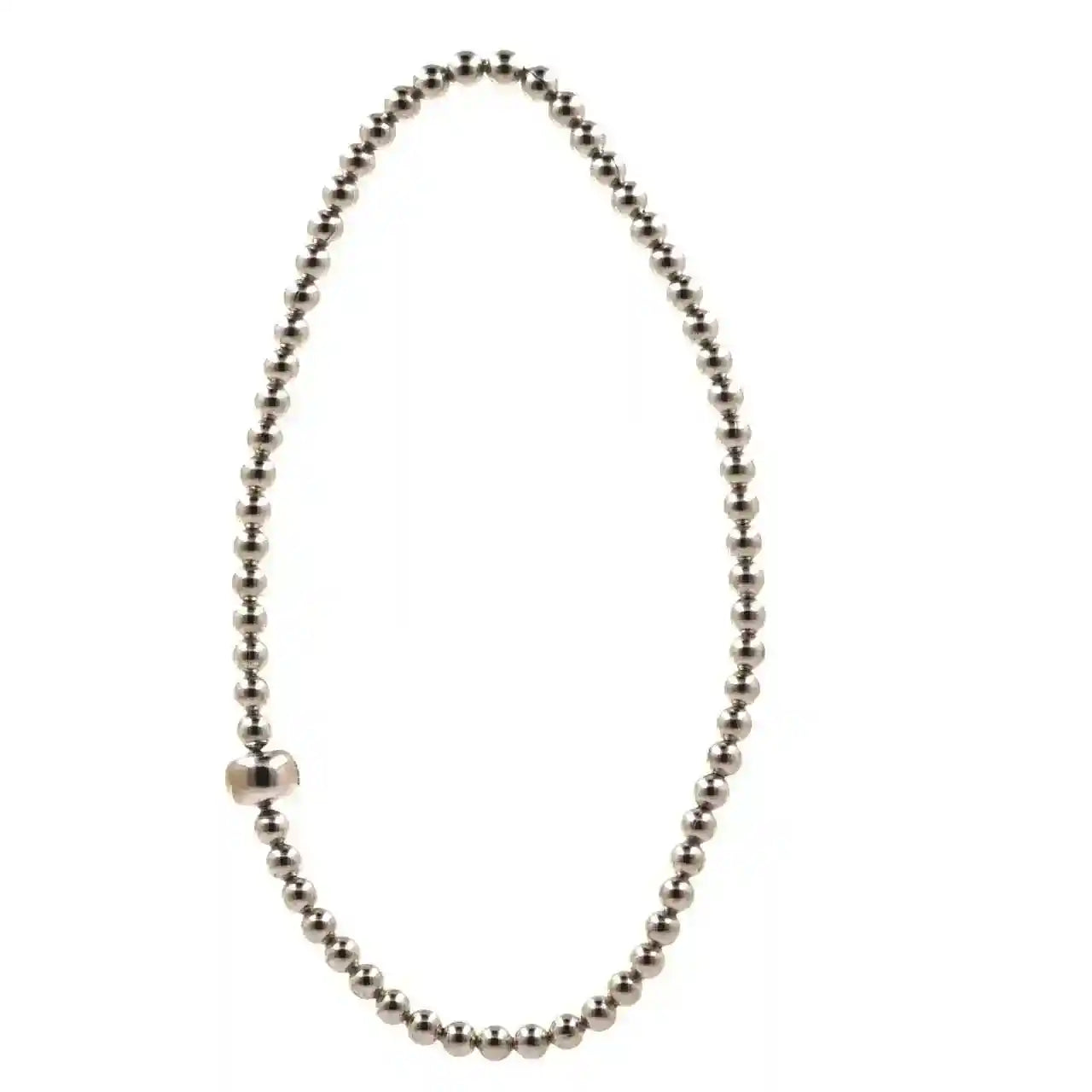 Armband 925er Silber 19cm Kugelkette Armkette