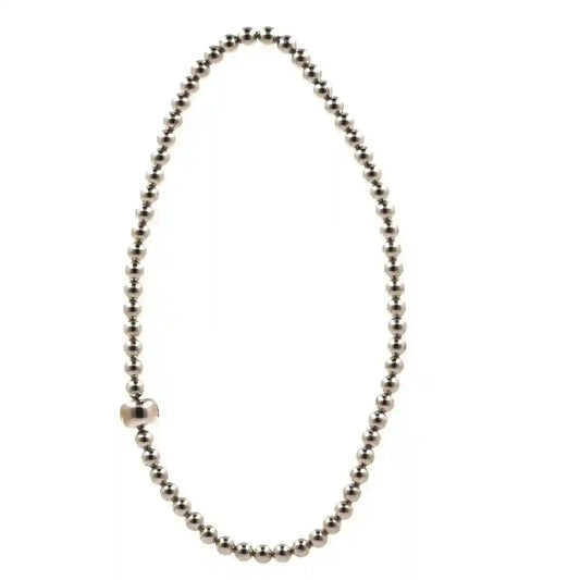Armband 925er Silber 19cm Kugelkette Armkette