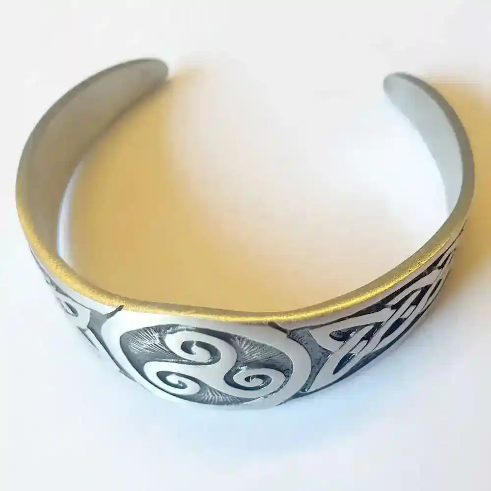 Armreif Celtic massiv  Zinn 58mm Durchmesser Armspange Schmuck