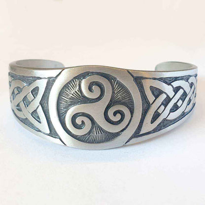 Armreif Celtic massiv  Zinn 58mm Durchmesser Armspange Schmuck