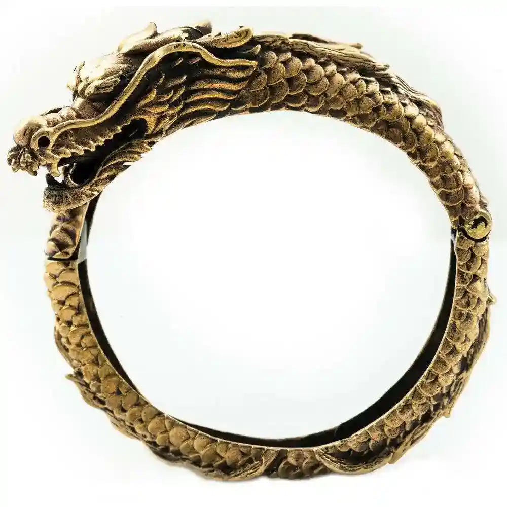 Armreif Drache Bronze