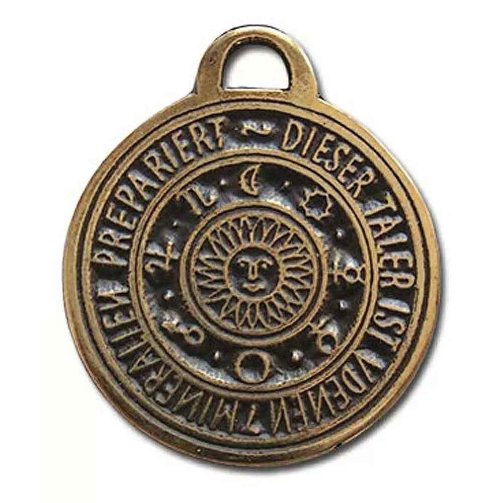 Astrophos Sonnenamulett Anhänger Schmuck Sonne 25x30mm mit Halsband - Firma Holzenplotz - Silberketten-Goldketten.de 