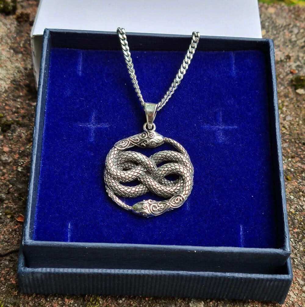 Auryn Aurin Anhänger 925 Silber + Kette Atreyu Unendliche Geschichte