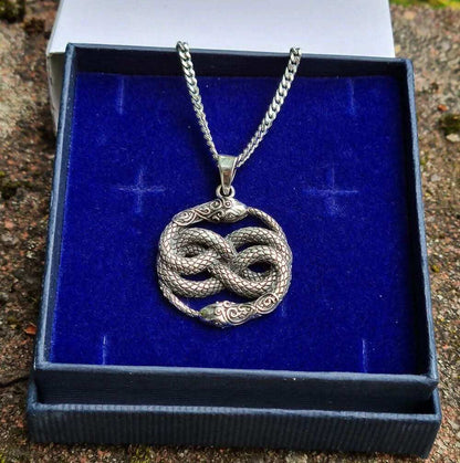 Auryn Aurin Anhänger 925 Silber + Kette Atreyu Unendliche Geschichte