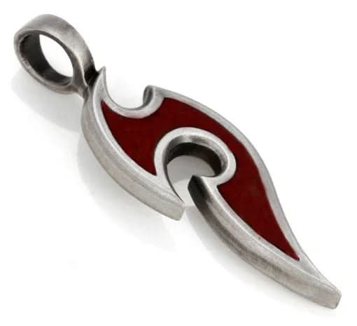 Bico Schmuck Anhänger Titik rot - Modern - 46x15mm - Firma Holzenplotz - Silberketten - Goldketten.de