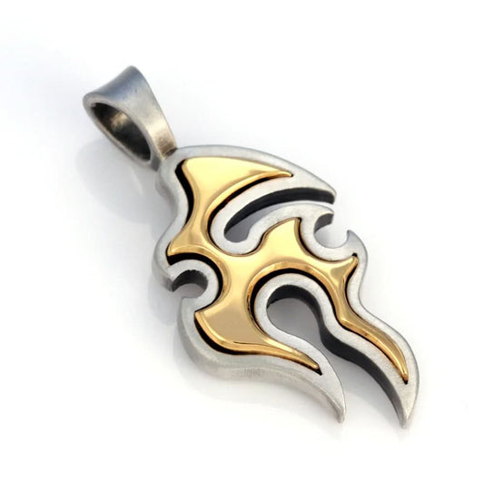 Bico Schmuck Anhänger versilbert Amoeba - Modern - Firma Holzenplotz - Silberketten - Goldketten.de