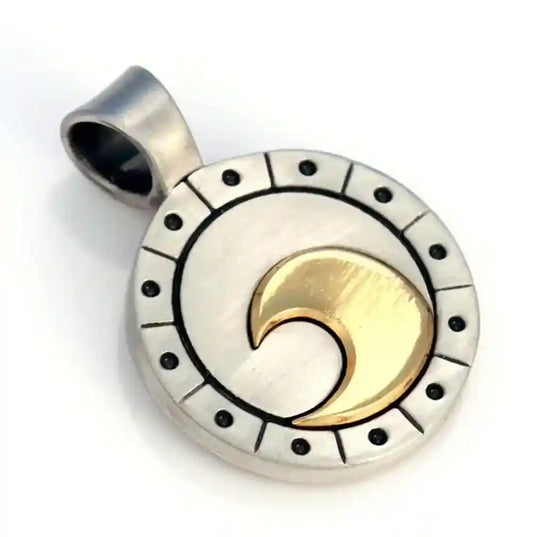 Bico Schmuck Anhänger Wave Rider - Modern -