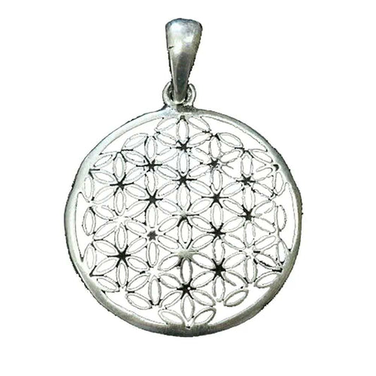 Blume des Lebens Schmuck Anhänger 925er Silber - Firma Holzenplotz - Silberketten - Goldketten.de