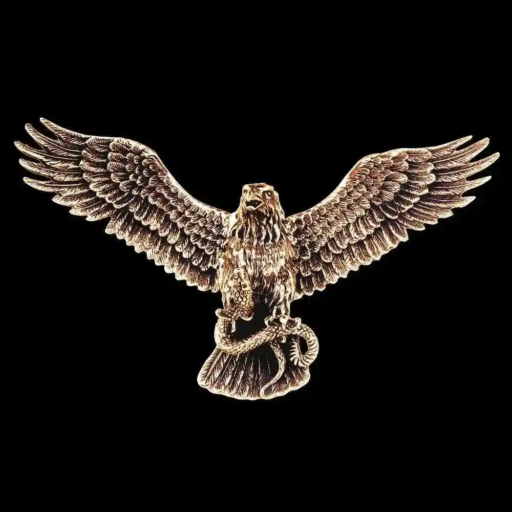 Bronzeanhänger Adler beweglich Schmuck - Vögel - 82x110mm