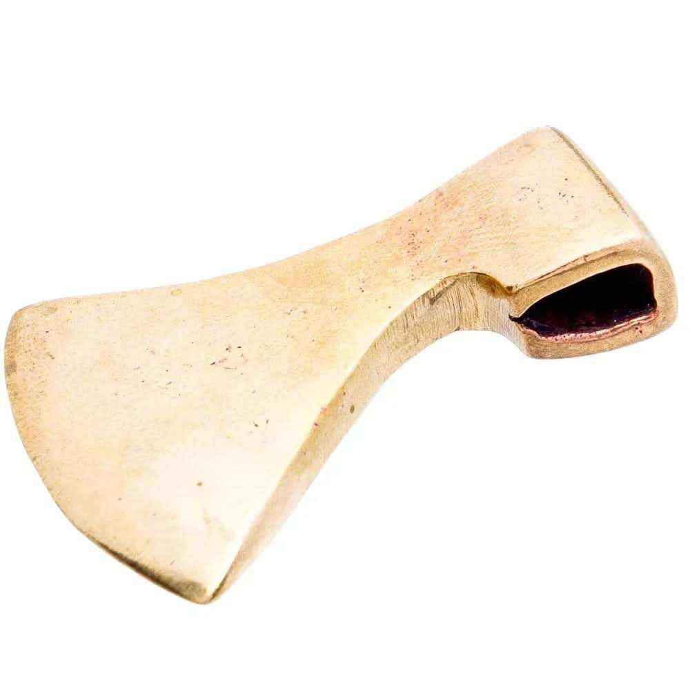 Bronzeanhänger Axtblatt massiv - Waffen - Beil 33x29mm Viking