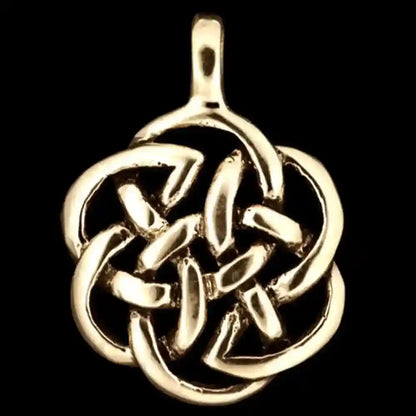 Bronzeanhänger Keltische Blume Schmuck - Keltische Knoten - 31x22mm