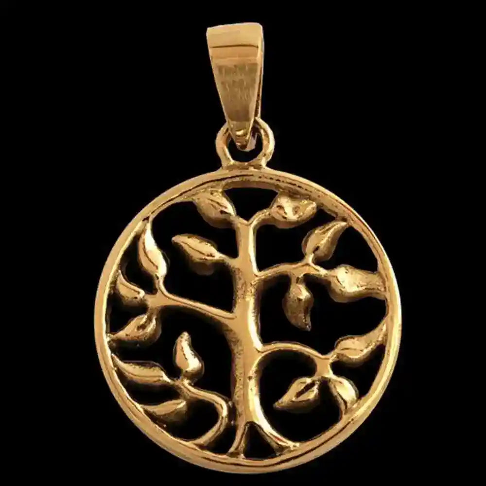 Bronzeanhänger  Schmuck - Baum - 31x21mm