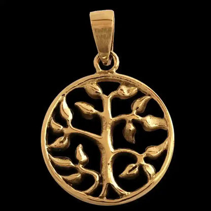 Bronzeanhänger  Schmuck - Baum - 31x21mm