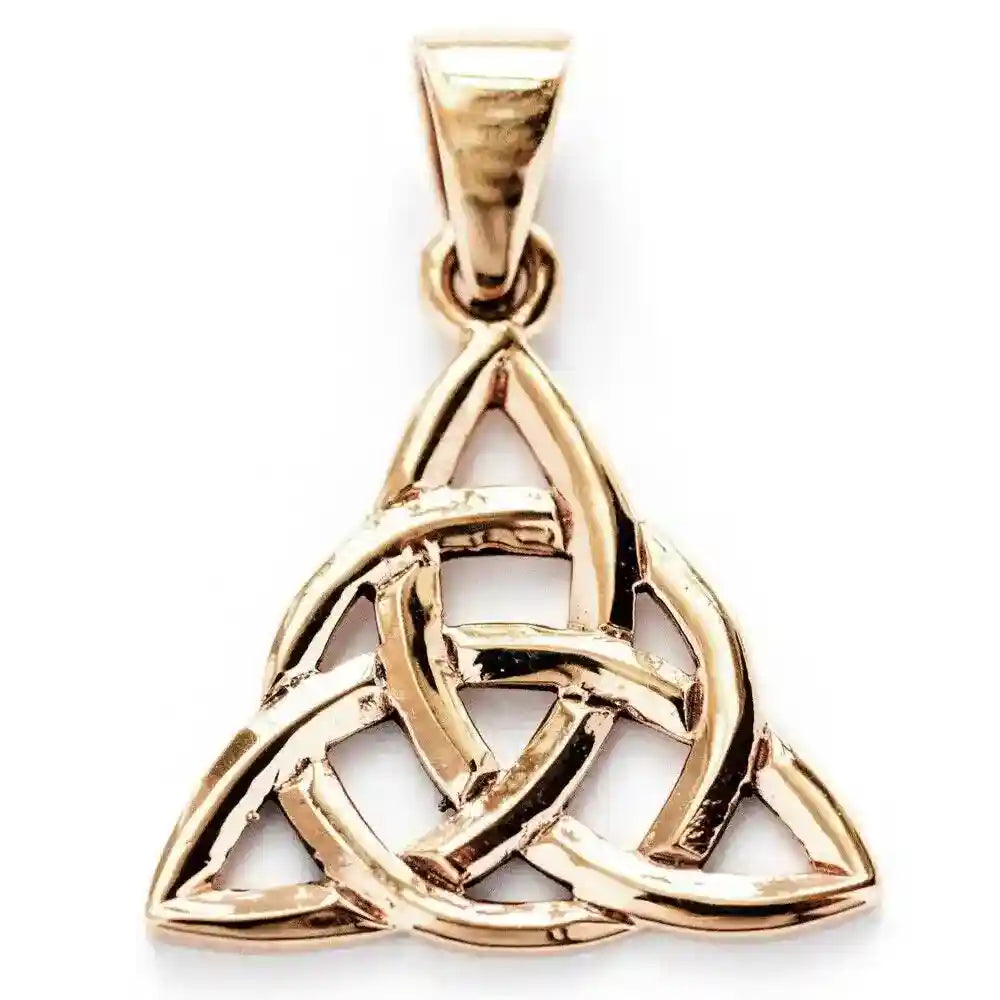 Bronzeanhänger Taliesins Knoten Schmuck - Keltische Knoten  - 30x23mm