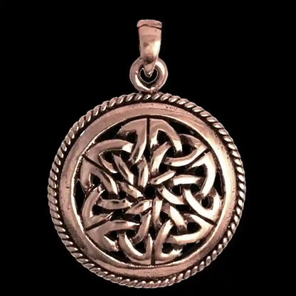 Bronzeanhänger Schmuck - Keltische Knoten - 30x22mm