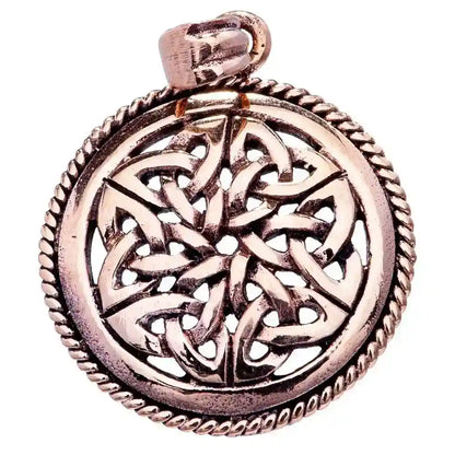 Bronzeanhänger Schmuck - Keltische Knoten - 30x22mm