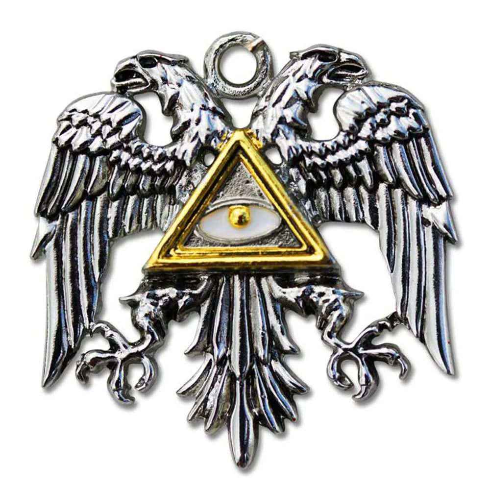 Byzantinischer Adler Anhänger Schmuck - Mittelalter , Vögel - 35x35mm