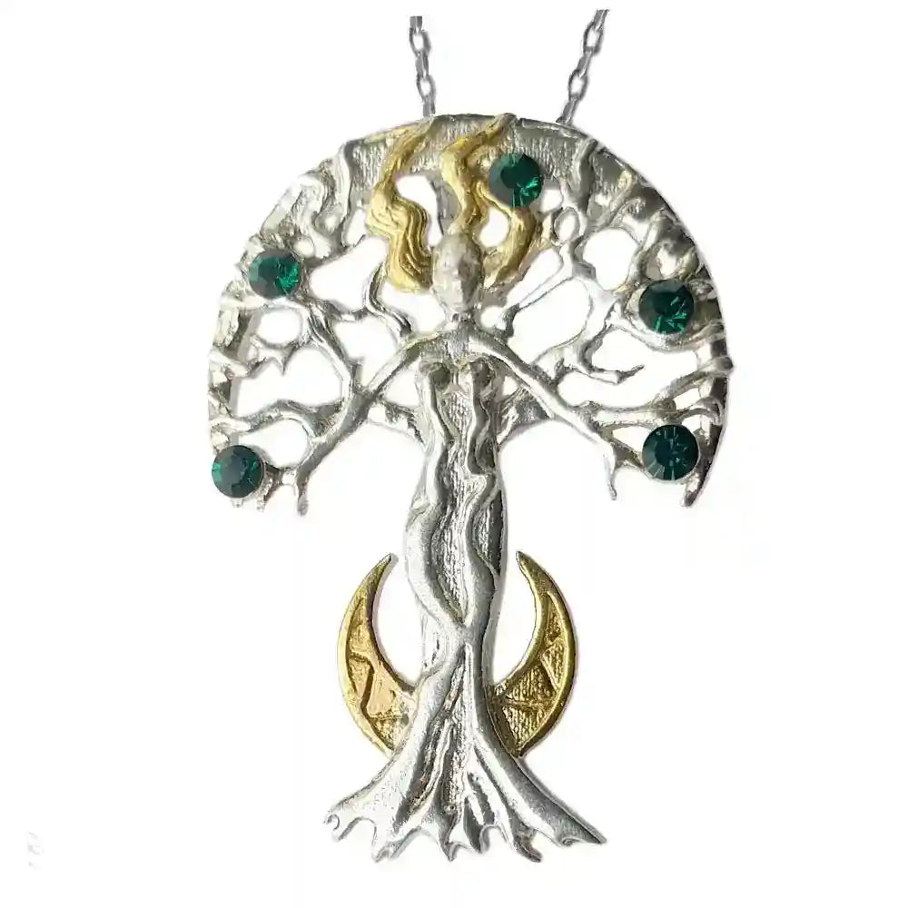 Celina Sylvana Anhänger + Kette 925er Silber - Fantasie - 24x33mm