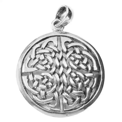 Celtic 4 Elemente Schmuck Anhänger 925er Silber Durchmesser 27mm