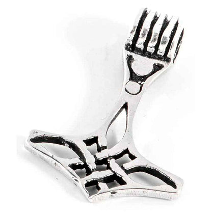 Celtic-Hammer Schmuck Anhänger 925er Silber - Thorhammer - 25x17mm
