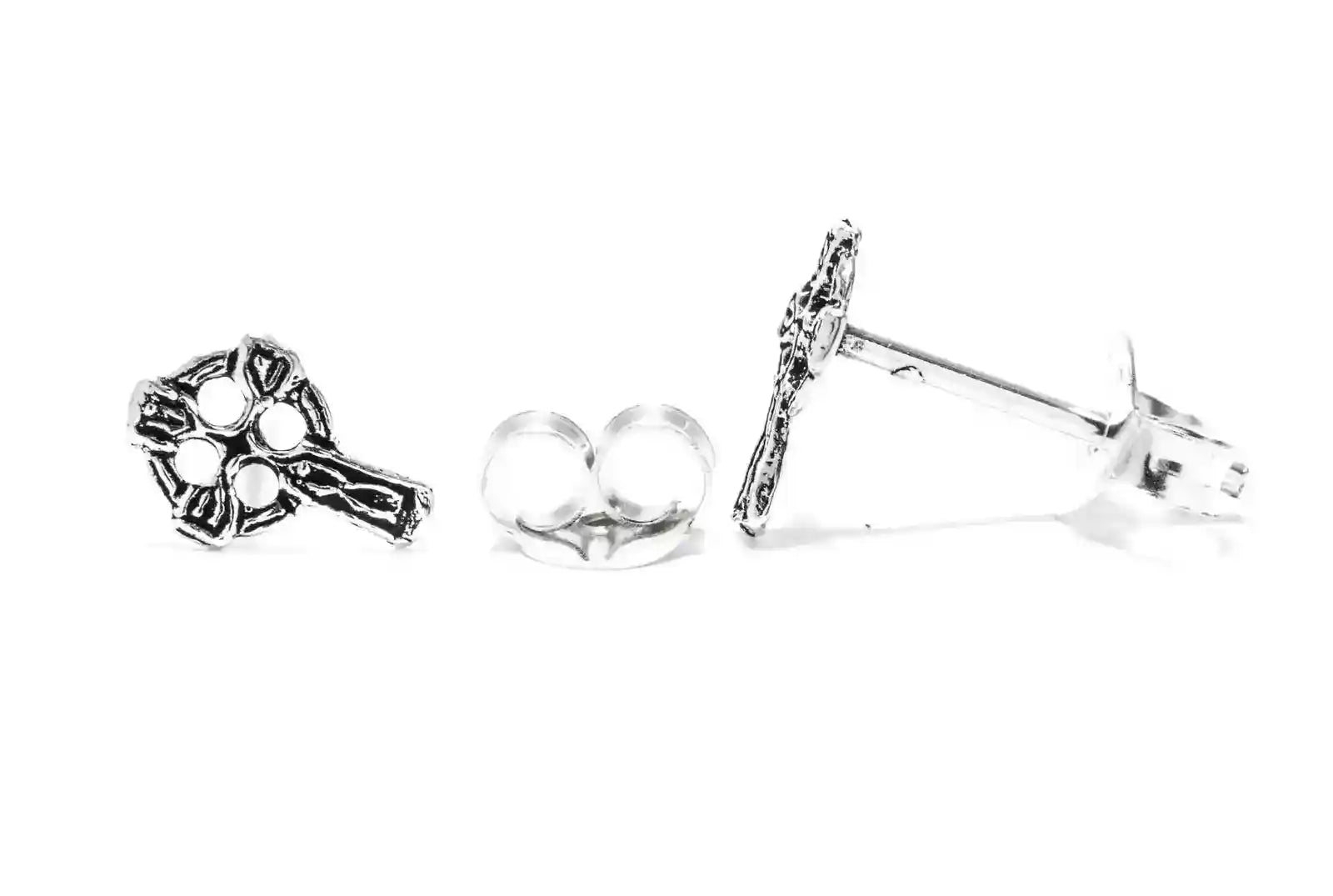 Celtic Ohrstecker Set Kelten Keltisch Triquetra Knoten Kreuz Irland Ec - Firma Holzenplotz - Silberketten-Goldketten.de 