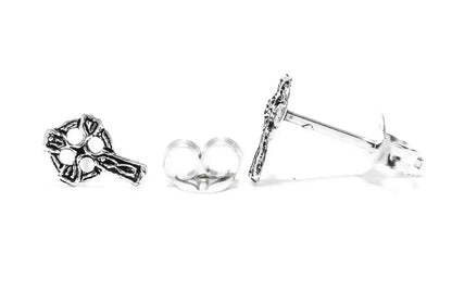 Celtic Ohrstecker Set Kelten Keltisch Triquetra Knoten Kreuz Irland Ec - Firma Holzenplotz - Silberketten-Goldketten.de 