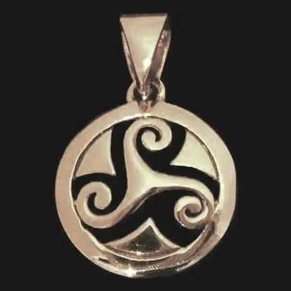 Celtic Triskel Bronze Schmuck Anhänger 24x16mm