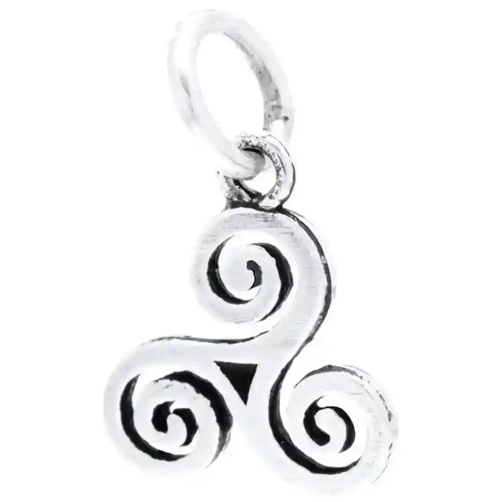 Celtic Triskel Schmuck Anhänger 925er Silber - Triskel - 19x13mm