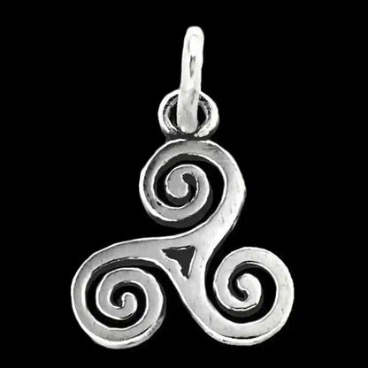 Celtic Triskel Schmuck Anhänger 925er Silber - Triskel - 19x13mm