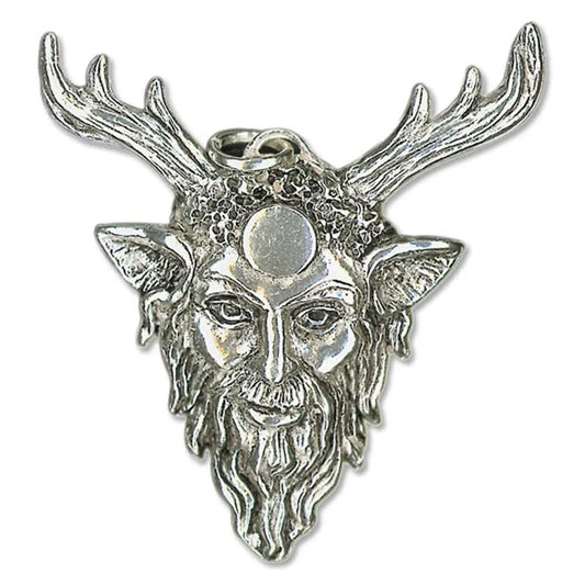 Cernunnos Schmuck Anhänger 925er Silber 27x28mm Hirschgott + Halsband - Firma Holzenplotz - Silberketten - Goldketten.de