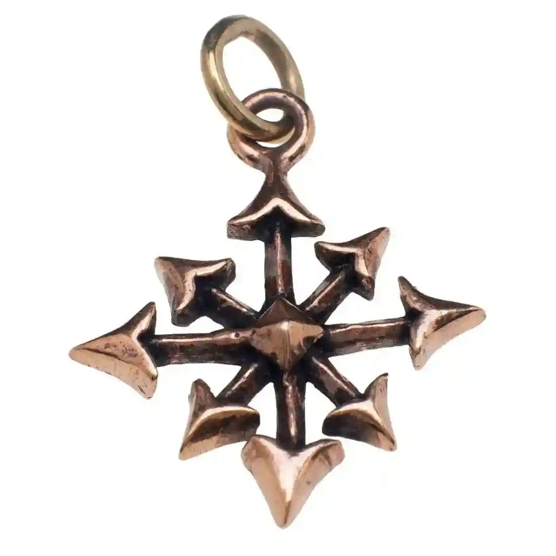Chaosstern Schmuck Anhänger Bronze