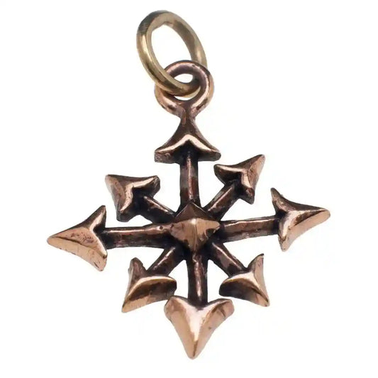Chaosstern Schmuck Anhänger Bronze