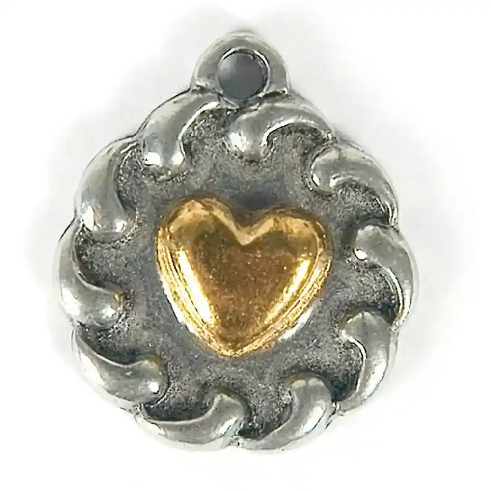 Das Herz - Glücksbringer Anhänger Schmuck - Glück - 23mm Durchmesser