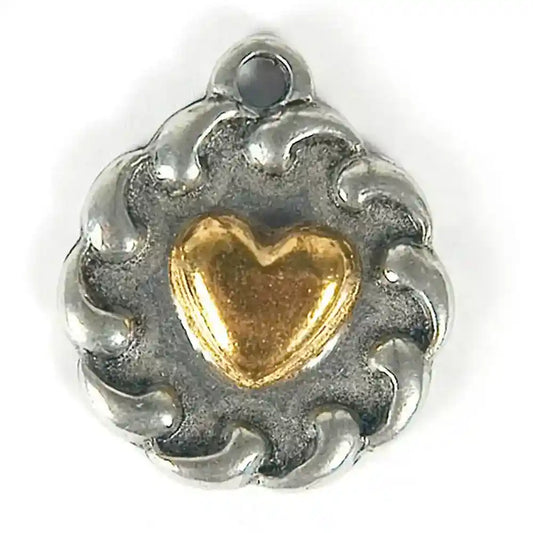 Das Herz - Glücksbringer Anhänger Schmuck - Glück - 23mm Durchmesser