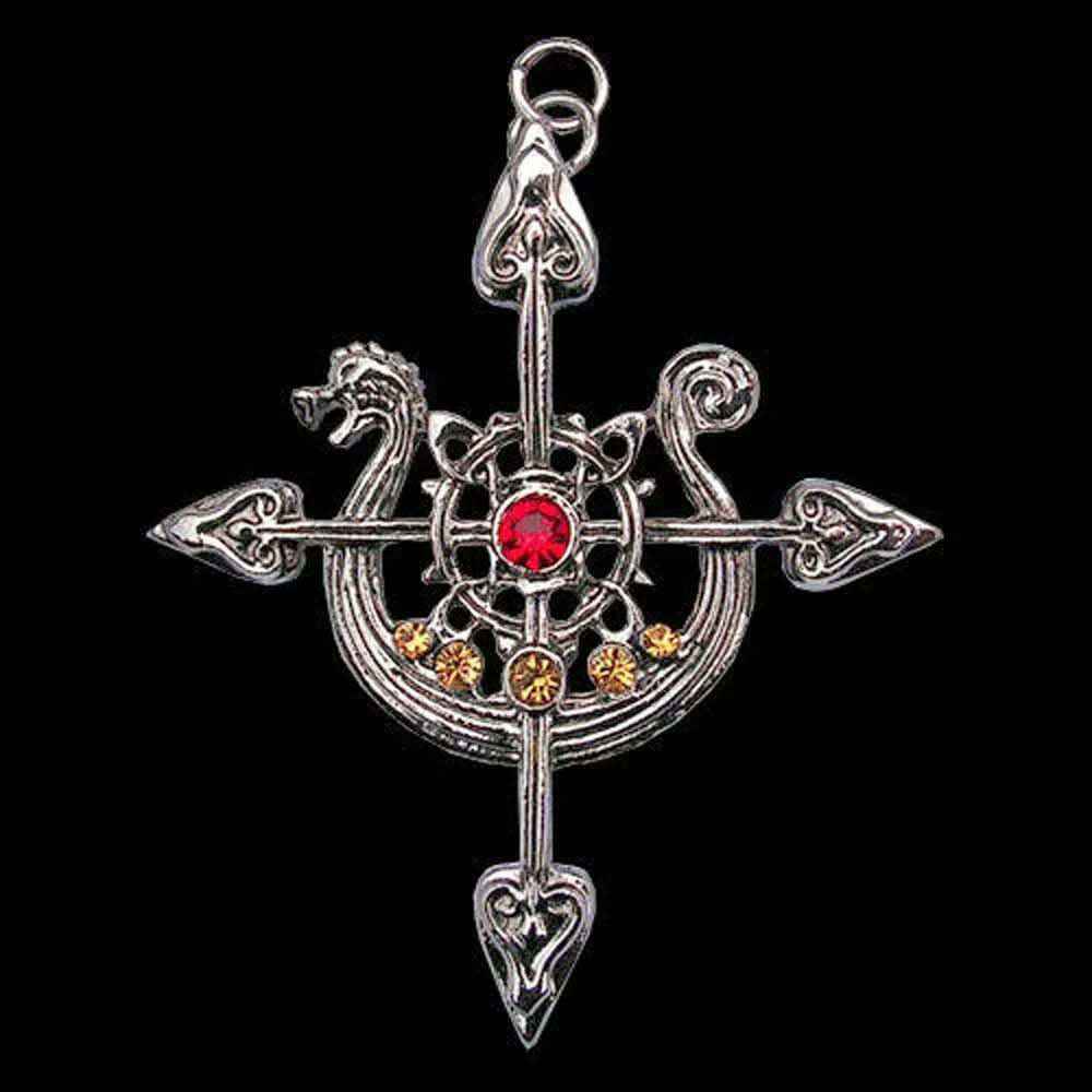 Der Kompass von Yorvik Anhänger Schätze von Albion von Briar - Kreuze - 39x45mm
