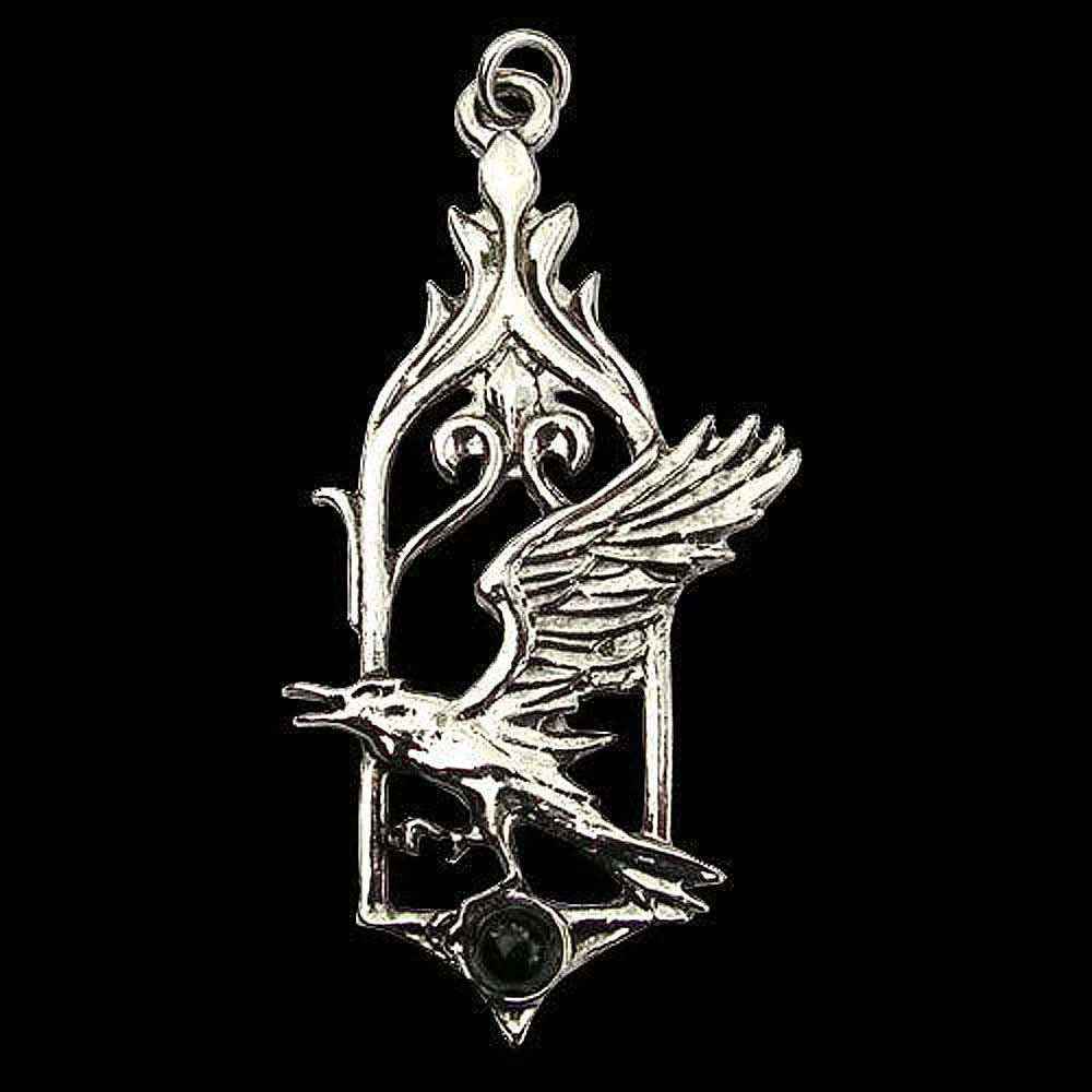 Der Rabe Anhänger Schmuck Briar Kinder der Nacht - Vögel - 30x53mm