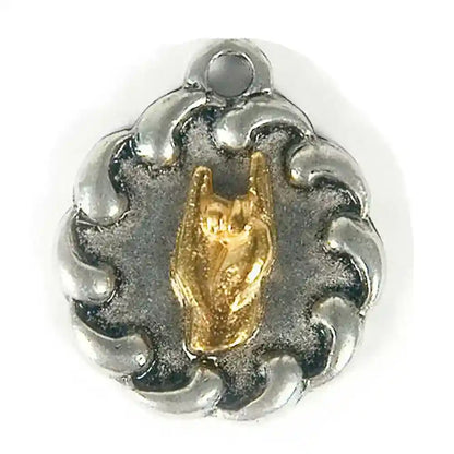 Die gehörnte Hand - Glücksbringer Anhänger Schmuck - Glück - 23mm ?