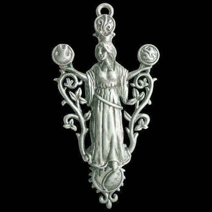 Die Ur-Gaia Anhänger Schmuck Elfen Feen  Greenwood mythisch + Halsband 65x35mm